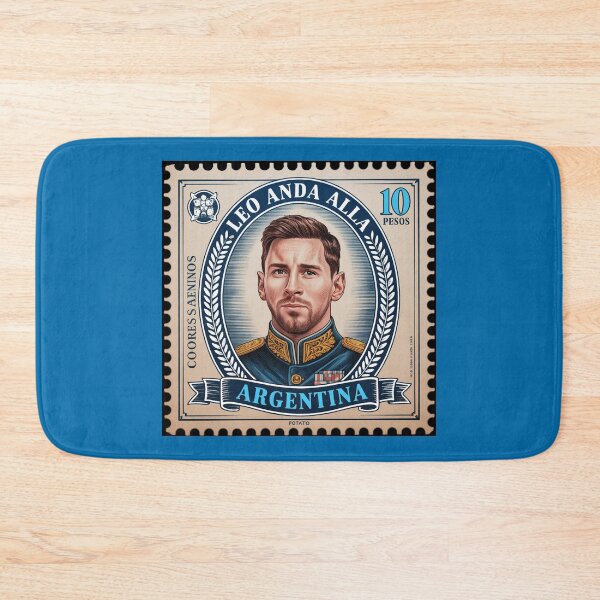 Item preview, Vintage Argentine Football Legend - Retro Postage Stamp Art designed and sold by Italian Ink Studio.