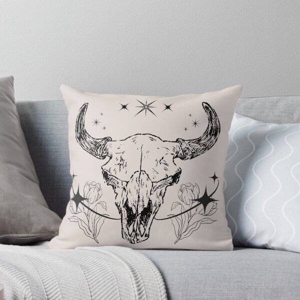 Item preview, Bison Skull and Stars designed and sold by Mad March Hares.