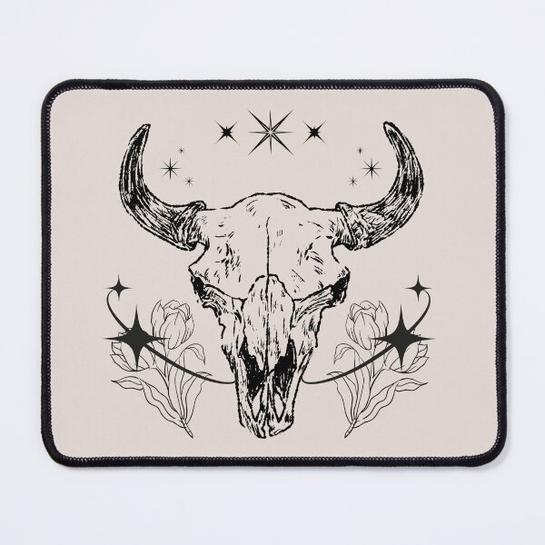 Item preview, Bison Skull and Stars designed and sold by Mad March Hares.