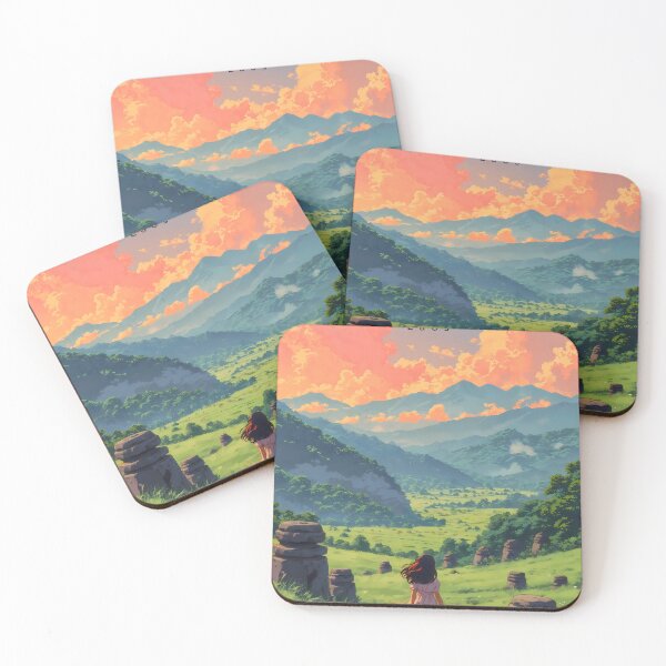 Item preview, Mysterious Echoes of the Plain of Jars - 90s Vintage Anime Scenery designed and sold by JacksoonLester.