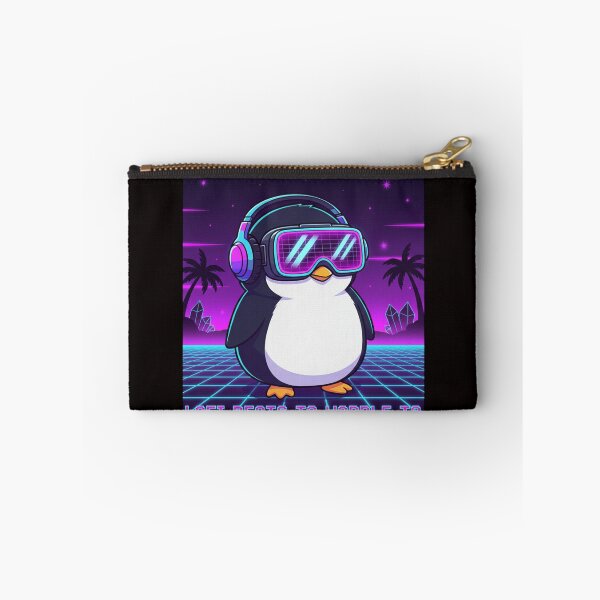 Item preview, Neon Lofi Penguin Chill Waddle Vibes designed and sold by Scorpia67.