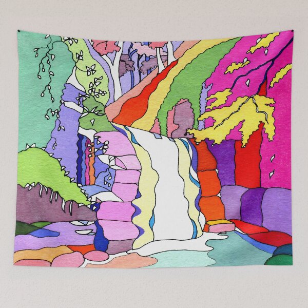 Item preview, Anita Law - Woodland Waterfall designed and sold by AnitaLawDesigns.