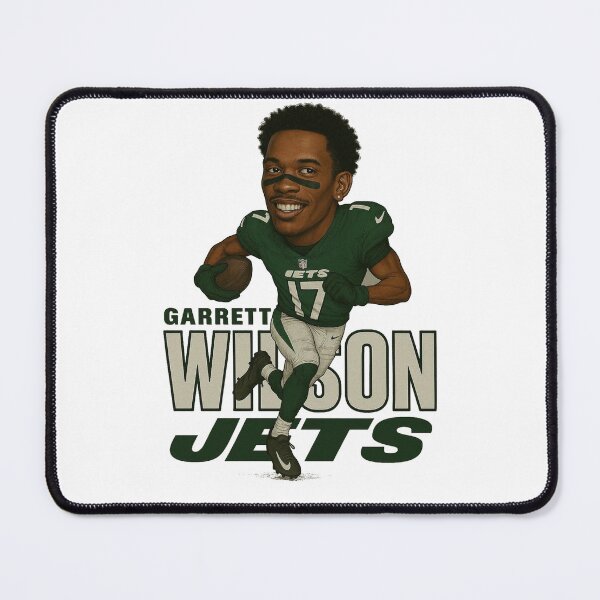 Item preview, Garrett Wilson Jets #17 Caricature Art designed and sold by TheArtOfCar.