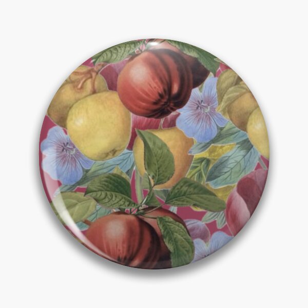 Artikelvorschau, Vintage rote Apfelblumen-Digital-Decoupage-Collage entworfen und verkauft von Licorice Moon.
