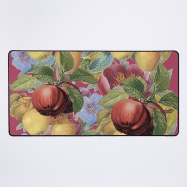 Item preview, Vintage Red Apple Floral Digital Faux Decoupage Collage designed and sold by Licorice Moon.
