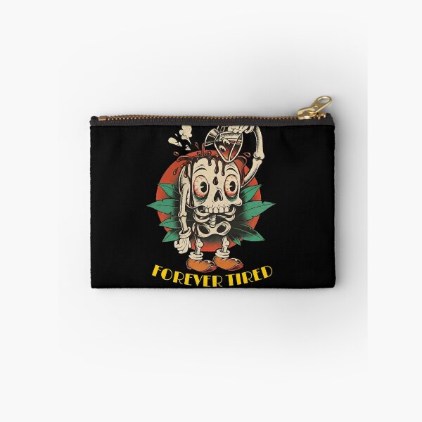 Item preview, Forever Tired - Funny Vintage Skeleton Coffee Cartoon designed and sold by STARLIGHTS.