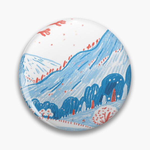 Item preview, Serene Bluebird Atop Winter Peaks designed and sold by zzz888.