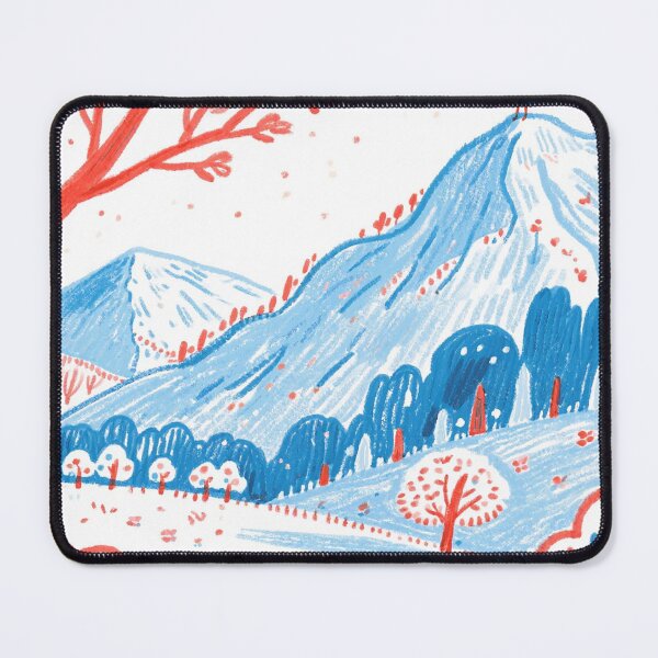 Item preview, Serene Bluebird Atop Winter Peaks designed and sold by zzz888.