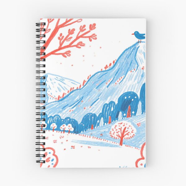 Item preview, Serene Bluebird Atop Winter Peaks designed and sold by zzz888.