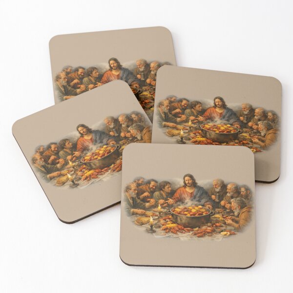 Item preview, The Crawfish Supper – Southern Food Art Parody designed and sold by Boot Culture.