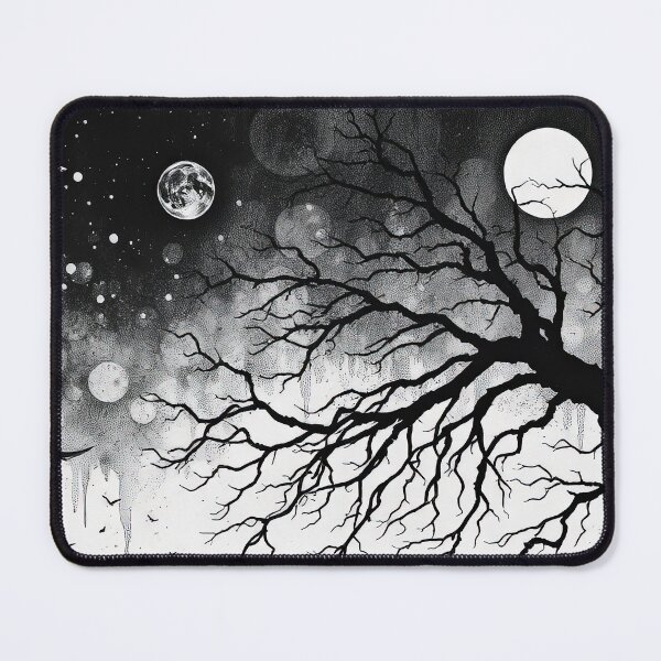 Item preview, Moonlit Gothic Landscape with Cloaked Figures and Cathedral designed and sold by Alma47.