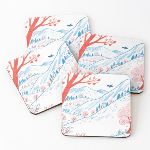 Item preview, Whimsical Flight Over Crimson Valleys designed and sold by zzz888.