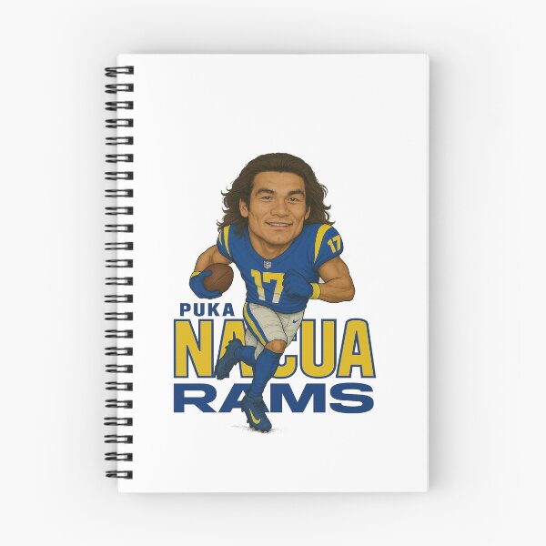 Item preview, Puka Nacua Rams #17 Caricature Art designed and sold by TheArtOfCar.