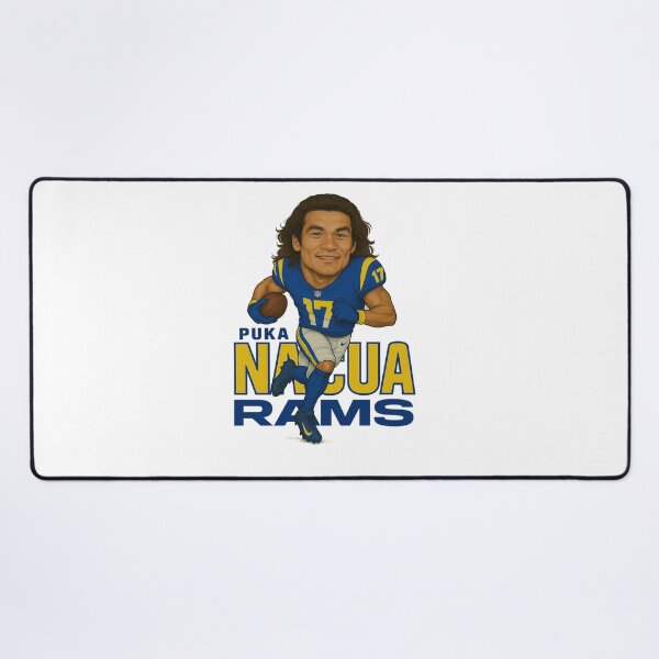 Item preview, Puka Nacua Rams #17 Caricature Art designed and sold by TheArtOfCar.