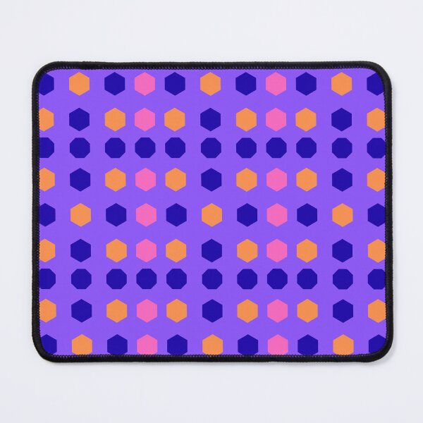 Item preview, Multi Coloured Polygons on Purple background pattern designed and sold by fev-rocks.