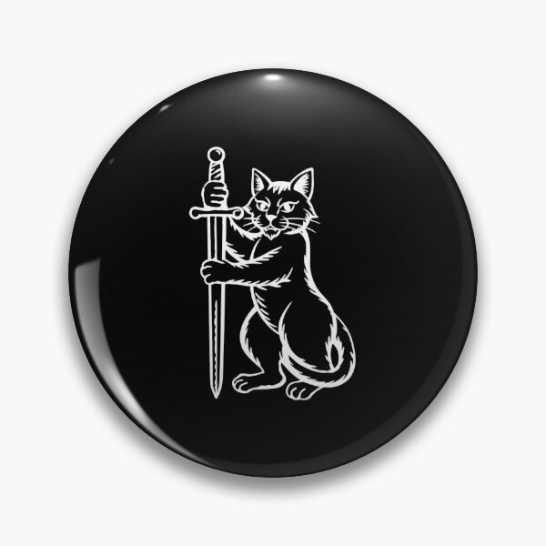 Item preview, Cat Holding Sword designed and sold by SignumShop.