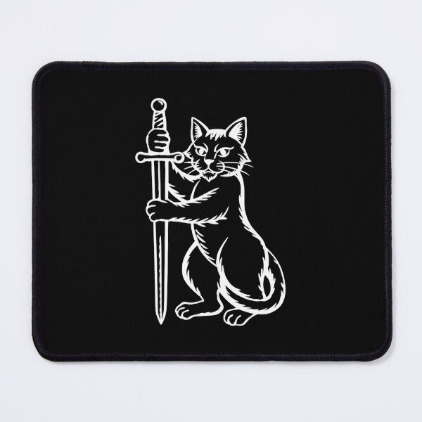 Item preview, Cat Holding Sword designed and sold by SignumShop.