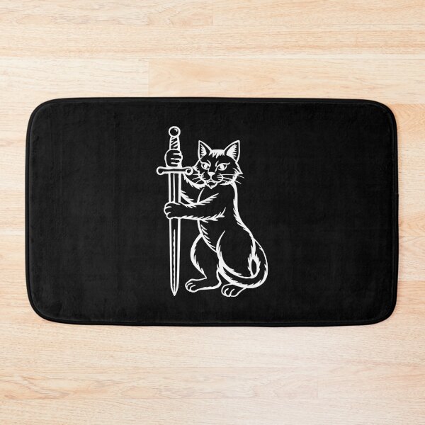 Item preview, Cat Holding Sword designed and sold by SignumShop.