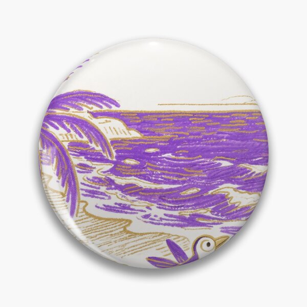 Item preview, Serene Purple Paradise Tropical Beach designed and sold by zzz888.