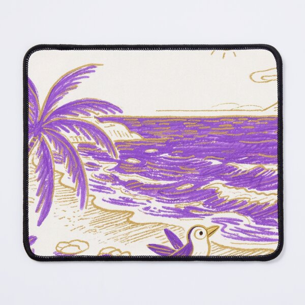 Item preview, Serene Purple Paradise Tropical Beach designed and sold by zzz888.