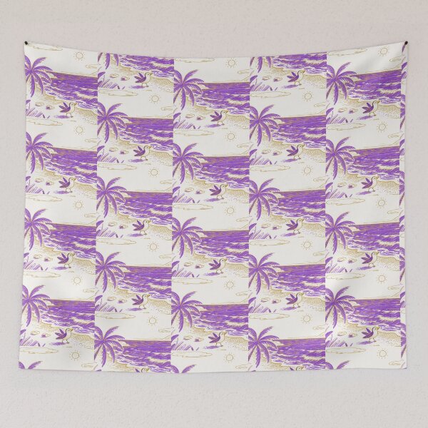 Item preview, Serene Purple Paradise Tropical Beach designed and sold by zzz888.