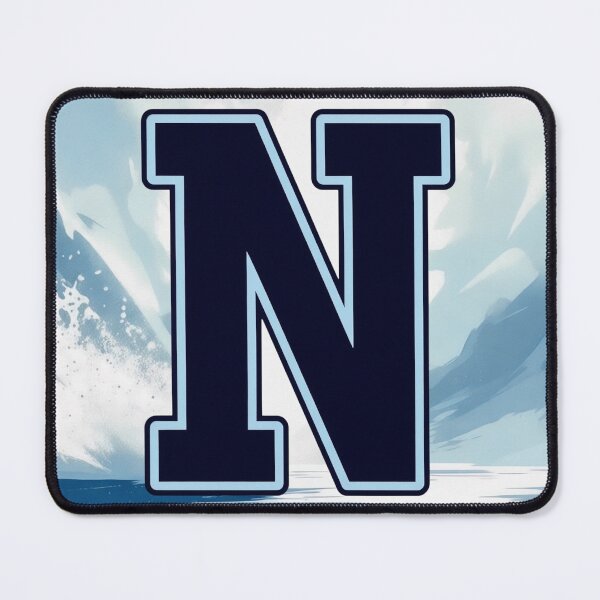 Item preview, Navy Blue Letter N – Initial Monogram for Boys designed and sold by roxysnextgenart.
