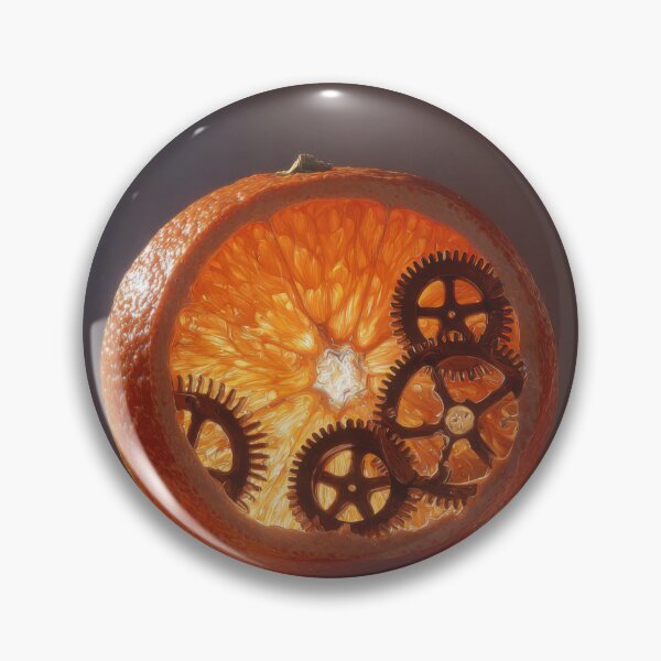 Item preview, Mechanical Orange with Gears designed and sold by Shannon Hilson.