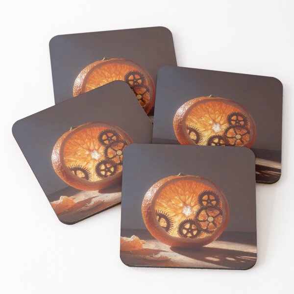 Item preview, Mechanical Orange with Gears designed and sold by Shannon Hilson.
