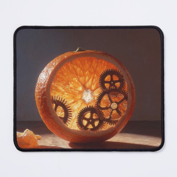 Item preview, Mechanical Orange with Gears designed and sold by Shannon Hilson.