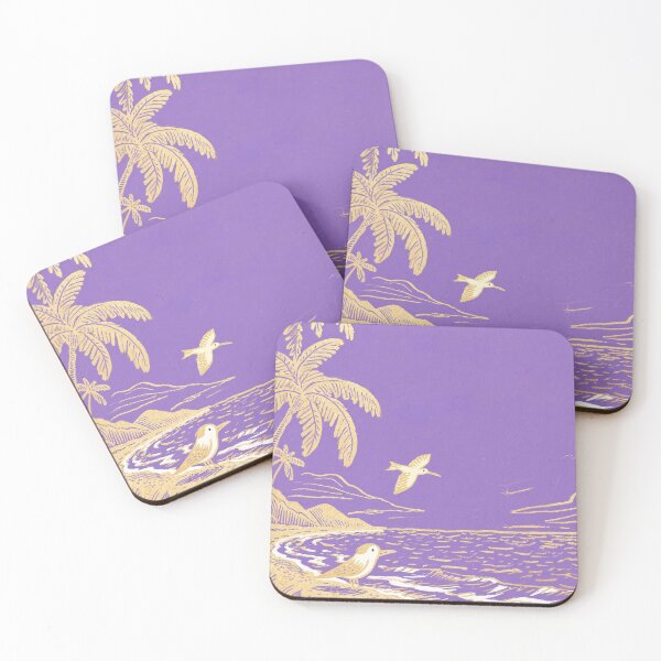 Item preview, Golden Flight Over Purple Twilight Shores designed and sold by zzz888.
