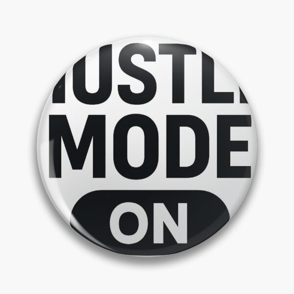 Item preview, Hustle Mode On Motivational Typography Design designed and sold by iqbalsamani.