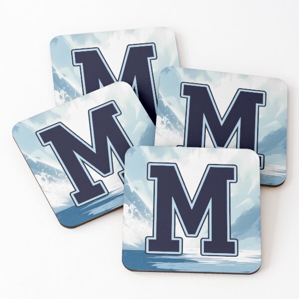 Item preview, Navy Blue Letter M – Initial Monogram for Boys designed and sold by roxysnextgenart.