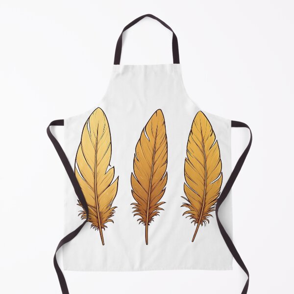 Item preview, Golden Feather Trio – Elegant Boho Nature Illustration designed and sold by Karolina’s Cozy Creations.