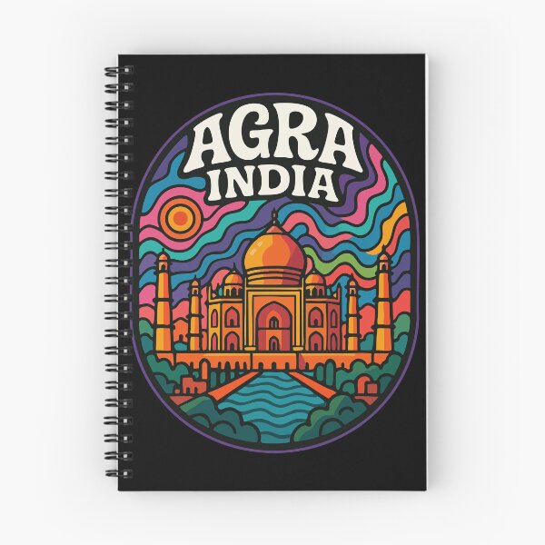 Item preview, Agra Taj Mahal India Trippy designed and sold by TomFrontierArt.