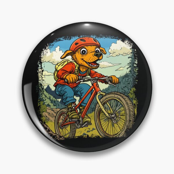Item preview, Dogs Bike / Mountain biker Dog designed and sold by Soulskier.