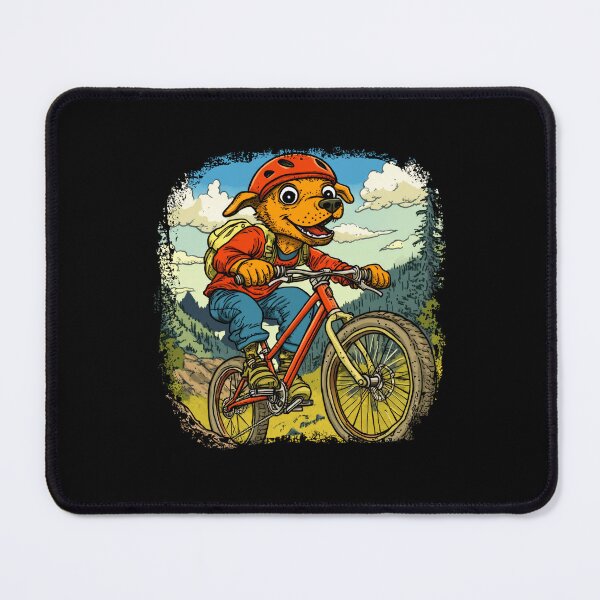 Item preview, Dogs Bike / Mountain biker Dog designed and sold by Soulskier.