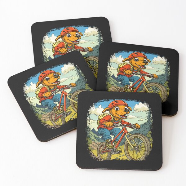 Item preview, Dogs Bike / Mountain biker Dog designed and sold by Soulskier.