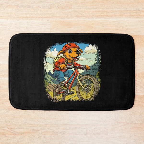 Item preview, Dogs Bike / Mountain biker Dog designed and sold by Soulskier.