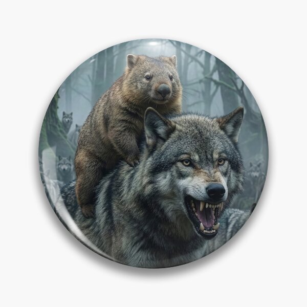 Item preview, Wombat Wolf King designed and sold by Tridentulus.