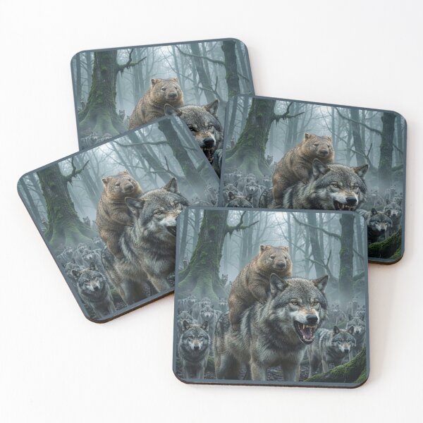 Item preview, Wombat Wolf King designed and sold by Tridentulus.