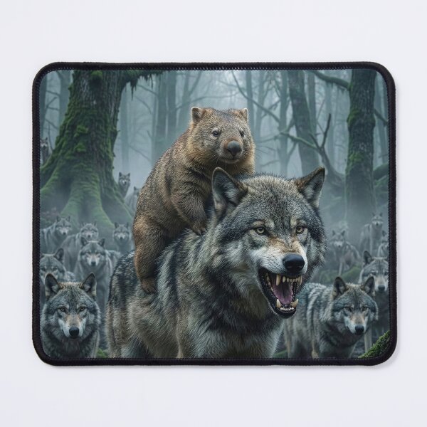 Item preview, Wombat Wolf King designed and sold by Tridentulus.