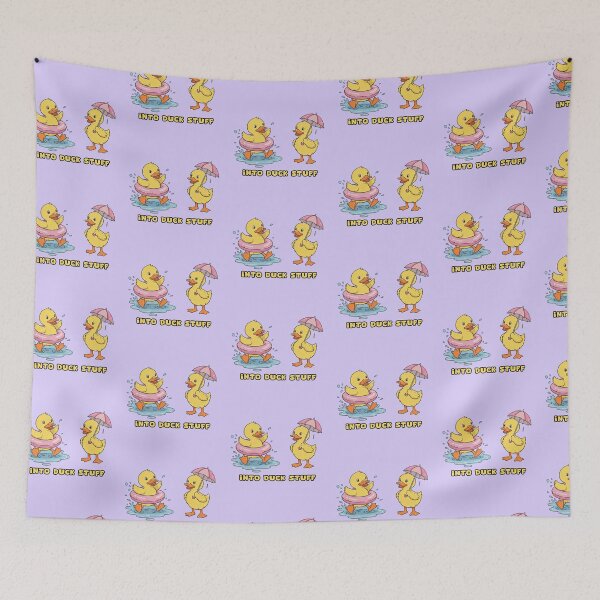Item preview, Into Duck Stuff Funny Rubber Ducky Art designed and sold by TeeARTHY.