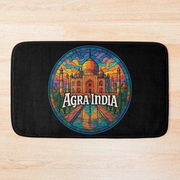 Item preview, Agra Taj Mahal India Stained Glass Art designed and sold by TomFrontierArt.