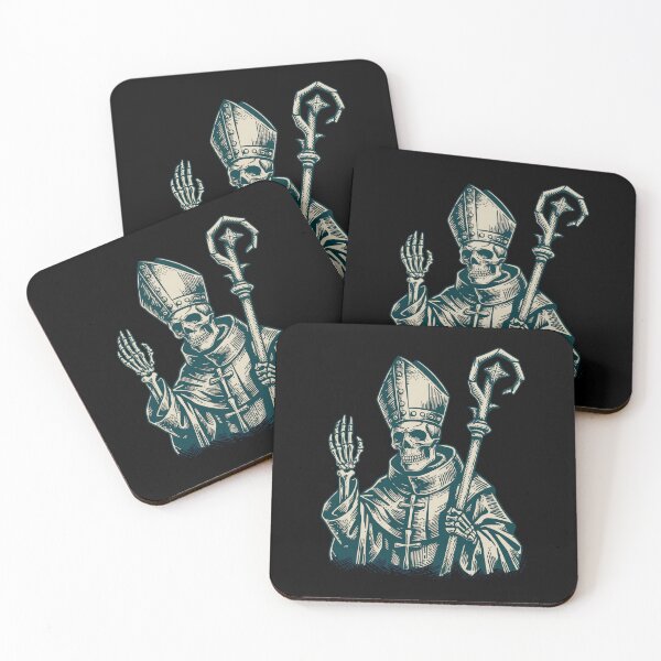 Item preview, Skeleton Bishop Pray designed and sold by SignumShop.