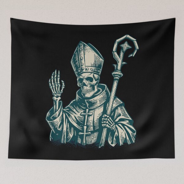 Item preview, Skeleton Bishop Pray designed and sold by SignumShop.