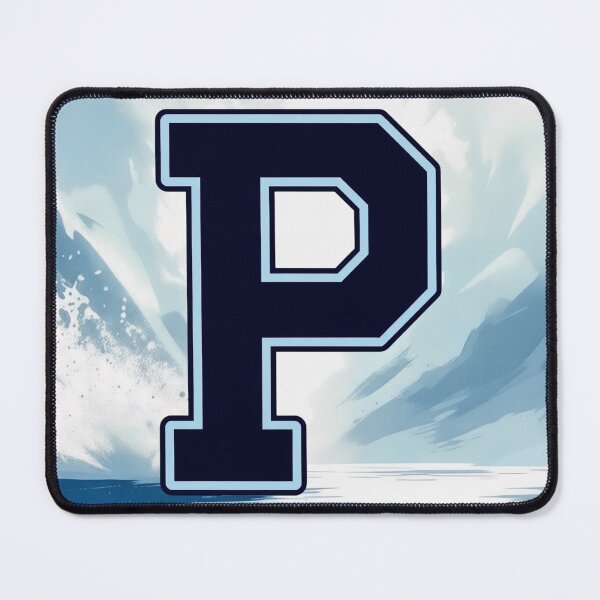 Item preview, Navy Blue Letter P – Initial Monogram for Boys designed and sold by roxysnextgenart.