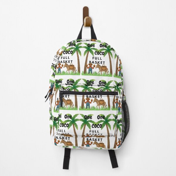 Item preview, One One Coco Full Basket - Jamaican Proverb & Heritage Art designed and sold by Proverbculture.