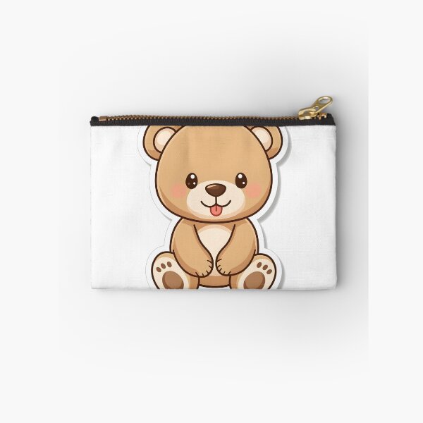 Item preview, Cute Sitting Teddy Bear Sticker designed and sold by Teewave-Ashish.