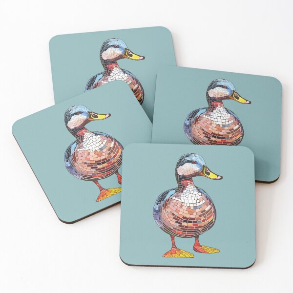 Item preview, Mosaic walking duck designed and sold by designmari.