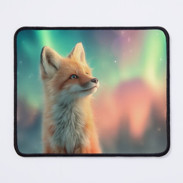 Item preview, Fox Under Aurora Borealis designed and sold by PetsArt.